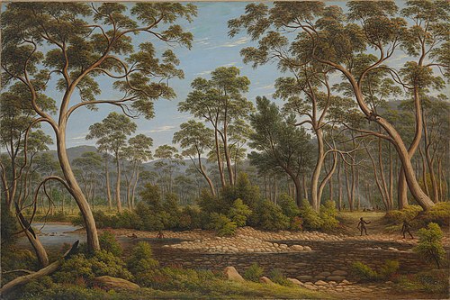 The River Nile, Van Diemen's Land, from Mr Glover's farm, 1837, John Glover