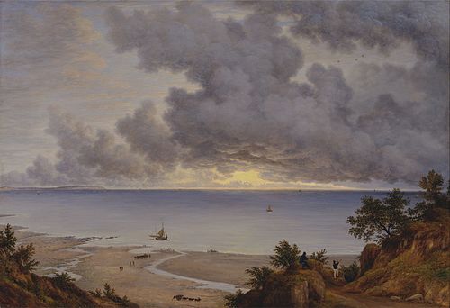 Sandown Bay, from near Shanklin Chine, Isle of Wight, 1827, John Glover