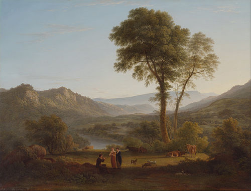 At Matlock - mist rising, 1814, John Glover