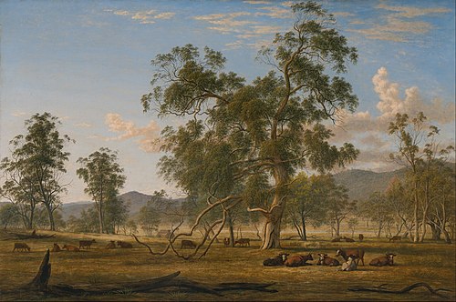 Patterdale landscape with cattle, 1833, John Glover