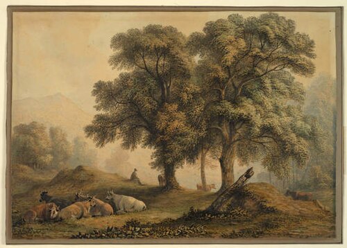 Landscape with Trees and Cattle, 1812, John Glover