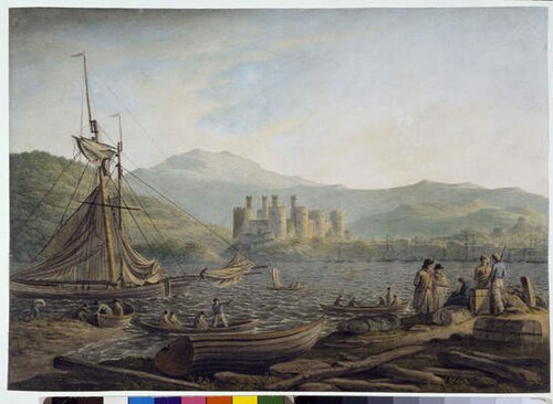 Conway, North Wales, 1797, John Glover