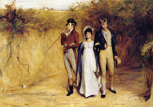Two Strings To Her Bow, 1882, John Pettie