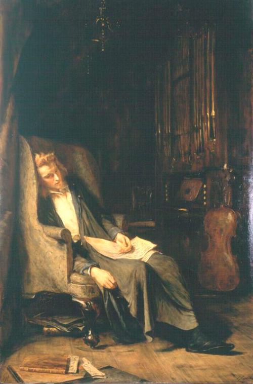 A Musician's Reverie, 1850, John Pettie
