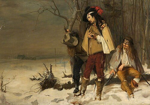 Distressed Cavaliers Turned Highwaymen, 1861, John Pettie