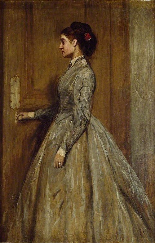 Portrait of the Artist's Wife, 1865, John Pettie