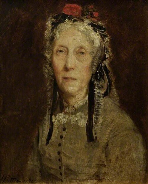 Mrs Bossom, the Artist's Mother-in-law, 1870, John Pettie