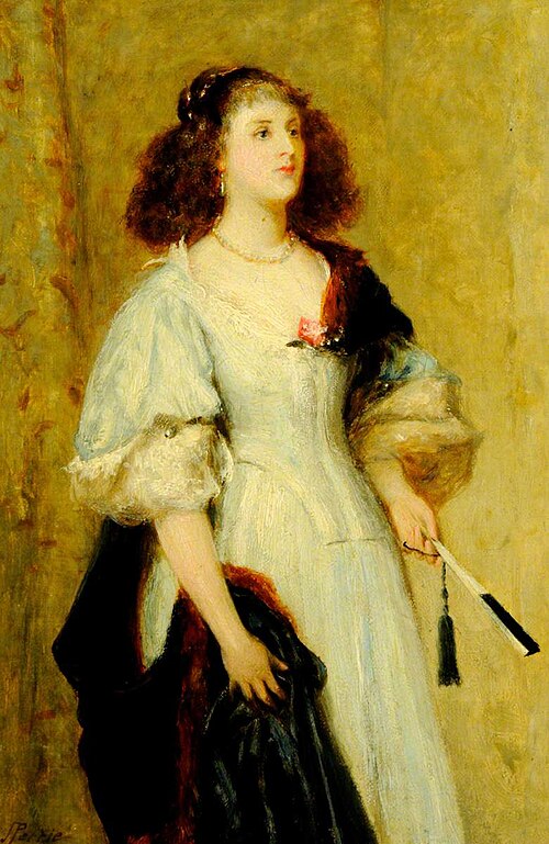 A Lady of the Seventeenth Century, 1877, John Pettie