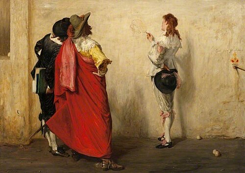 Ho! Ho! Ho! Old Noll, 1874, John Pettie