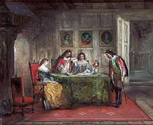 Interior with Four Figures, , John Pettie