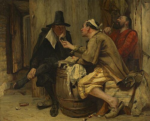 Cromwell's Saints, 1862, John Pettie
