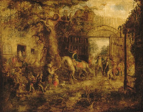 The Vigilant Stuyvesant's Wall Street Gate, 1863, John Quidor