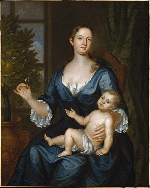 Mrs. Francis Brinley and Her Son Francis, 1729, John Smybert