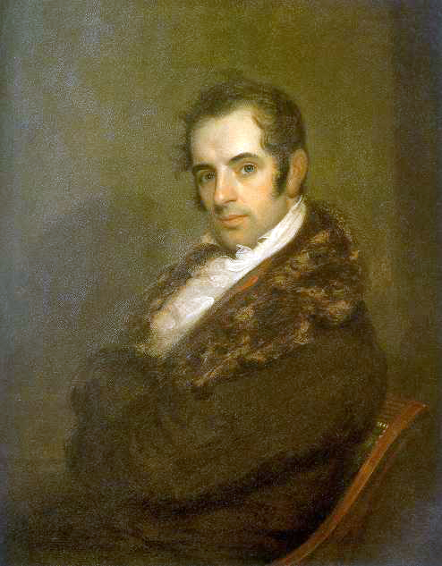 Porträt des Washington Irving (1783-1859), 1809, John Wesley Jarvis