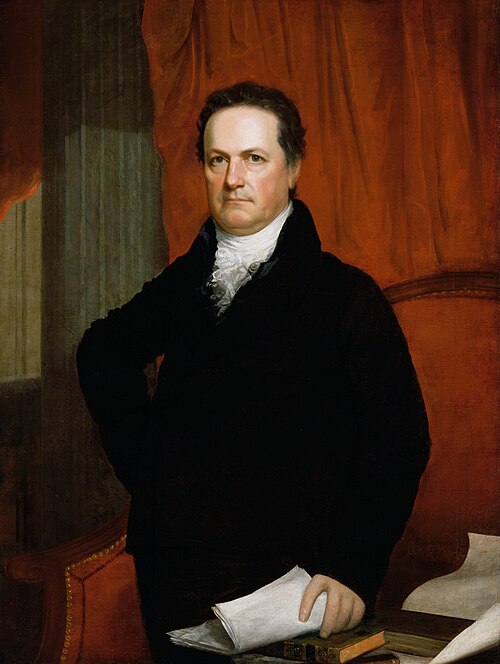 Portrait of DeWitt Clinton, 1816, John Wesley Jarvis