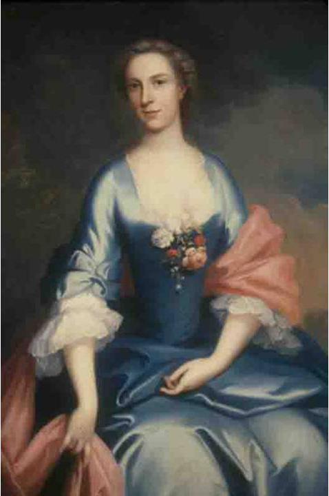 Portrait of Elizabeth Bordley, 1750, John Wollaston