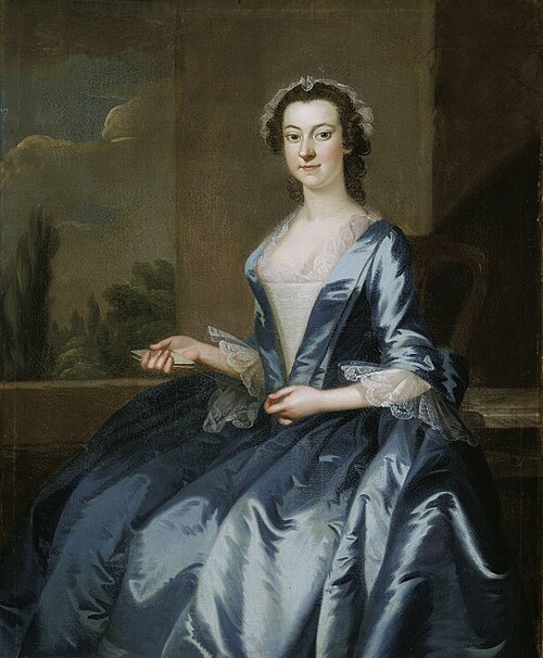 Portrait de femme, 1750, John Wollaston