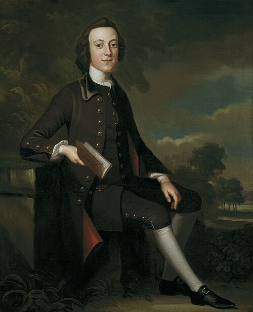 Portrait de jeune homme, 1750, John Wollaston