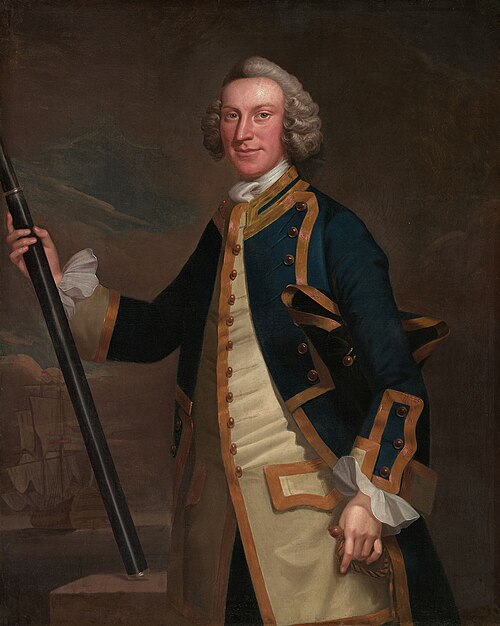 Portrait of a Naval Officer, 1753, John Wollaston