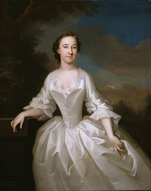 Portrait of Lucy Parry, Wife of Admiral Parry, 1745, John Wollaston