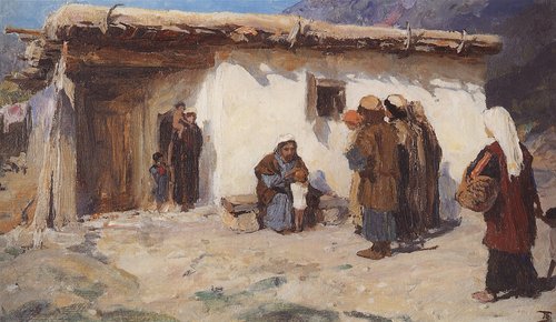 «Привели детей», 1890, Vassili Polenov