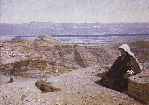 «Был в пустыне», 1909, Vassili Polenov
