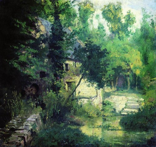 Moulin sur la Veules., 1874, Vassili Polenov