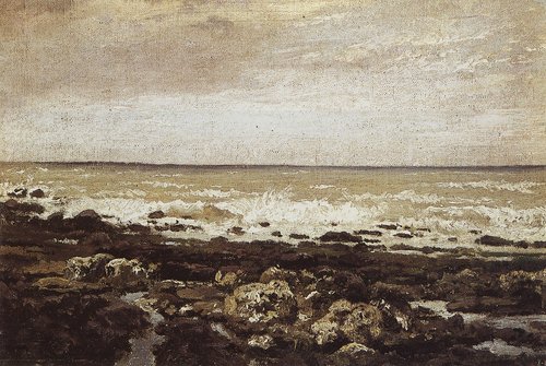 Rivage maritime. Normandie, 1874, Vassili Polenov
