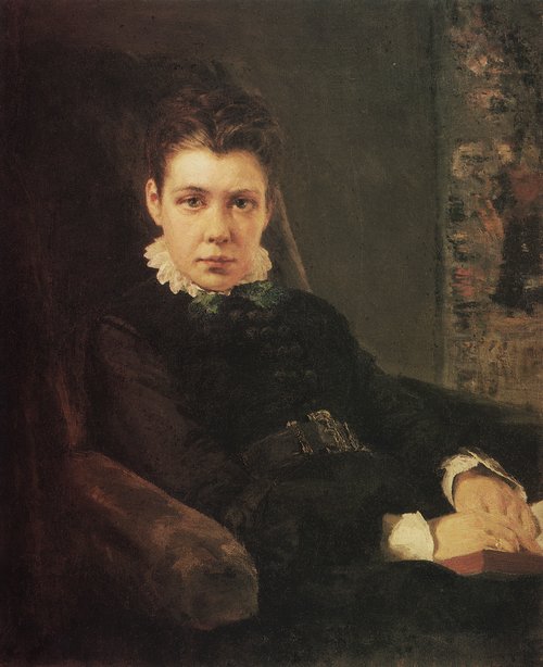 Поленов Портрет В. Д. Хрущевой, сестры художника, 1874, Vassili Polenov