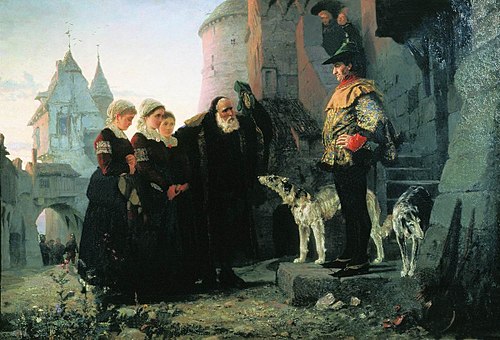 Право господина, 1874, Vassili Polenov