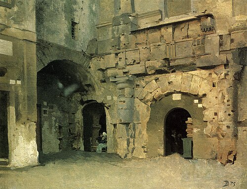 Городские стены, 1875, Vassili Polenov