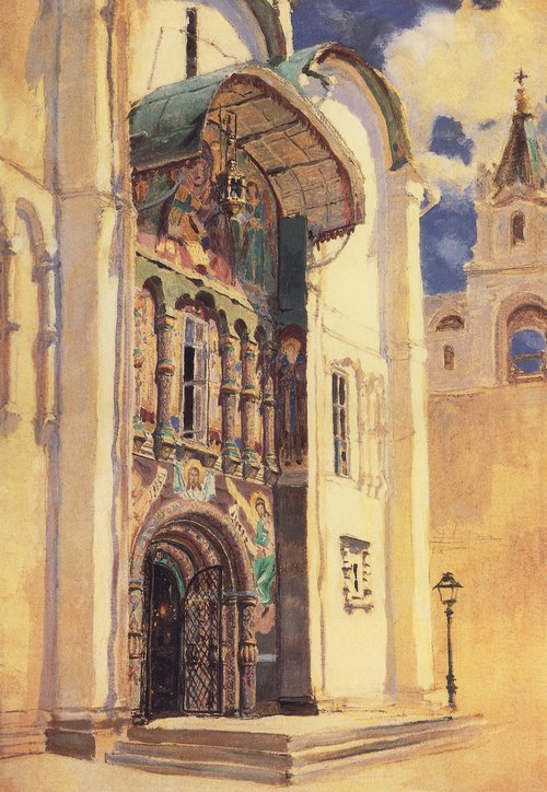 Успенский собор. Южные врата, 1877, Vassili Polenov