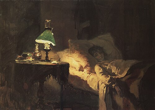 Больная. Эскиз, 1879, Vassili Polenov