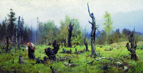 Горелый лес, 1881, Vassili Polenov