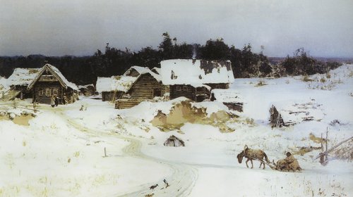 Зима. Имоченцы, 1880, Vasily Polenov