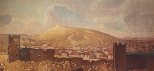 View of Theodosia with the Ruins of the Genoese Fortress, from the Quarantine, 1912, Vassili Polenov