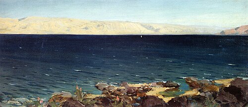 Тивериадское (Генисаретское) озеро, 1882, Vasily Polenov