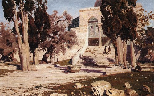 Мечеть Омара. Харам-эш-Шериф, 1882, Vassili Polenov