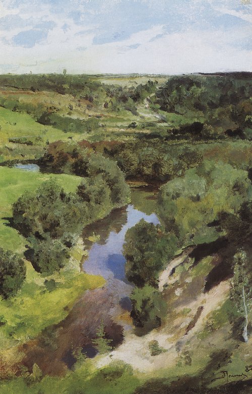 Речка Воря, 1882, Vassili Polenov