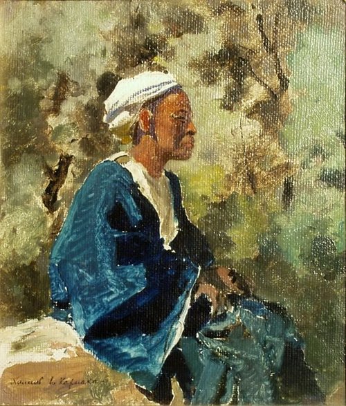 Халиль в Карнаке, 1882, Vassili Polenov