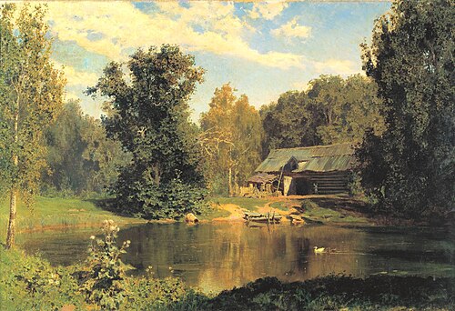 Пруд в Абрамцеве, 1883, Vassili Polenov