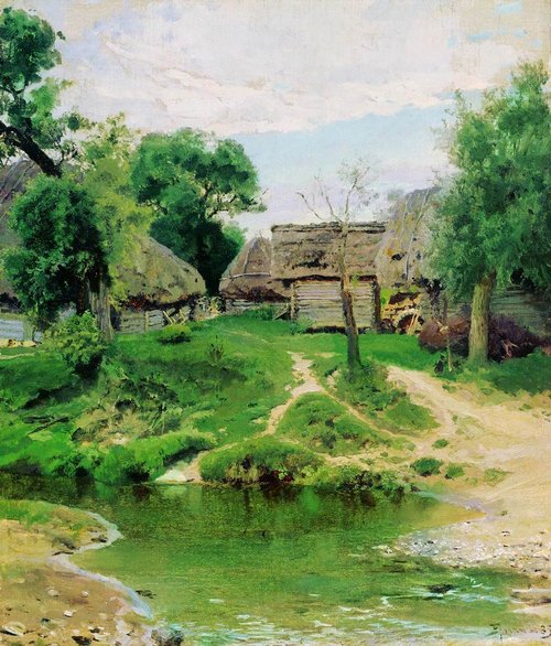 Деревня Тургенево, 1885, Vassili Polenov