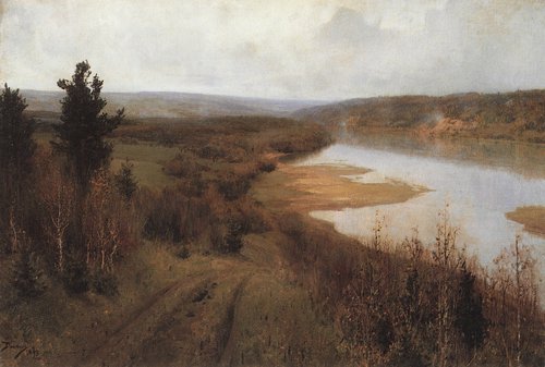 Стынет. Осень на Оке близ Тарусы, 1893, Vasily Polenov