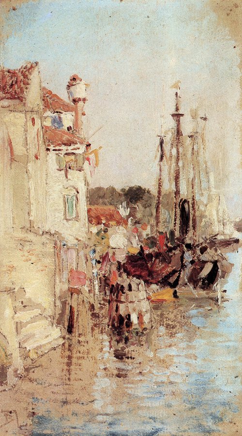Венеция. Канал, 1895, Vassili Polenov
