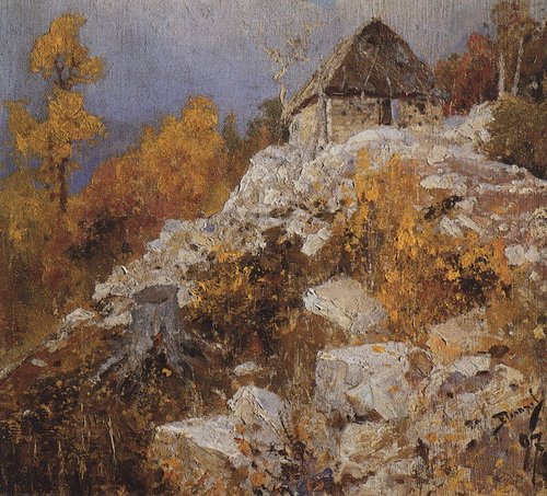 Каменоломня, 1897, Vassili Polenov