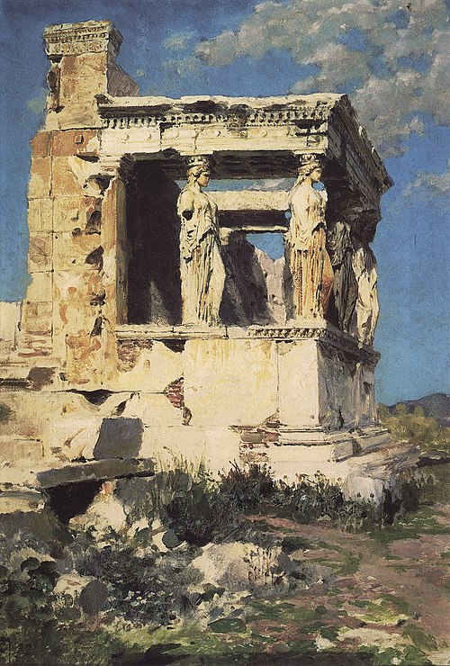 Erechtheion, 1882, Vassili Polenov