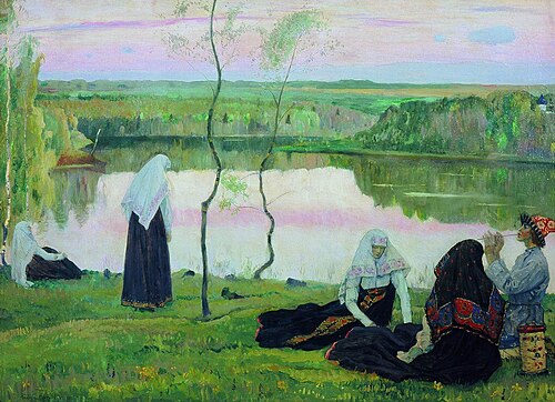 За Волгой, 1922, Mikhaïl Nesterov