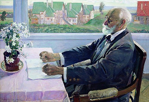 Portrait d'Ivan Pavlov, 1935, Mikhaïl Nesterov