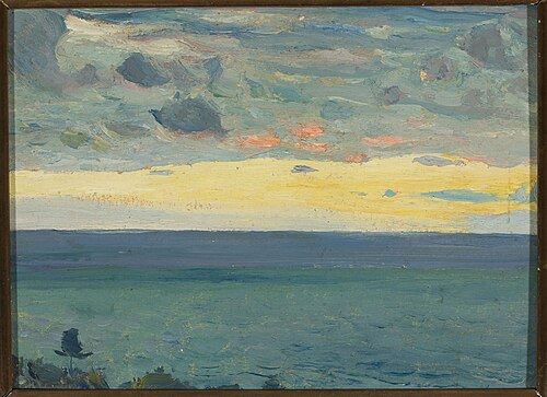 Vue sur la mer., 1919, Mikhaïl Nesterov