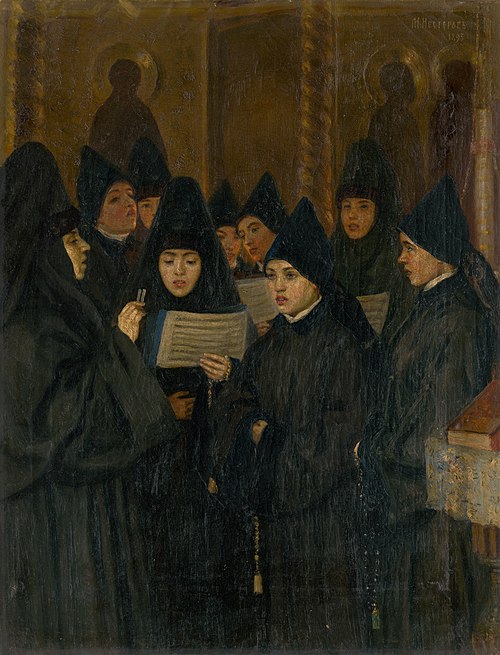 Nuns, 1893, Mikhaïl Nesterov